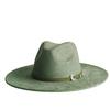 Classic Camel Suede Hat Wide Brim  New Fedora Hat Men Women Autumn Winter Felt Hats Classic Church Fedoras Chapeau Sombrer