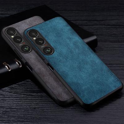 Skórzane etui na telefon Premium PU do Sony Xperia 1 10 VI Odporne na zarysowania, jednokolorowe etui do etui Xperia 1 10 VI