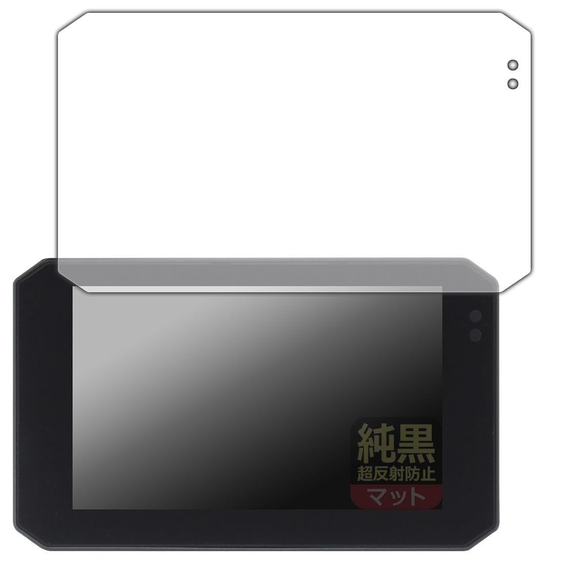 

PDA Kobo Changer 5-дюймовый мотоциклетный видеорегистратор на приборную панель, совместимый с MT6 / MT6-T, чисто черный