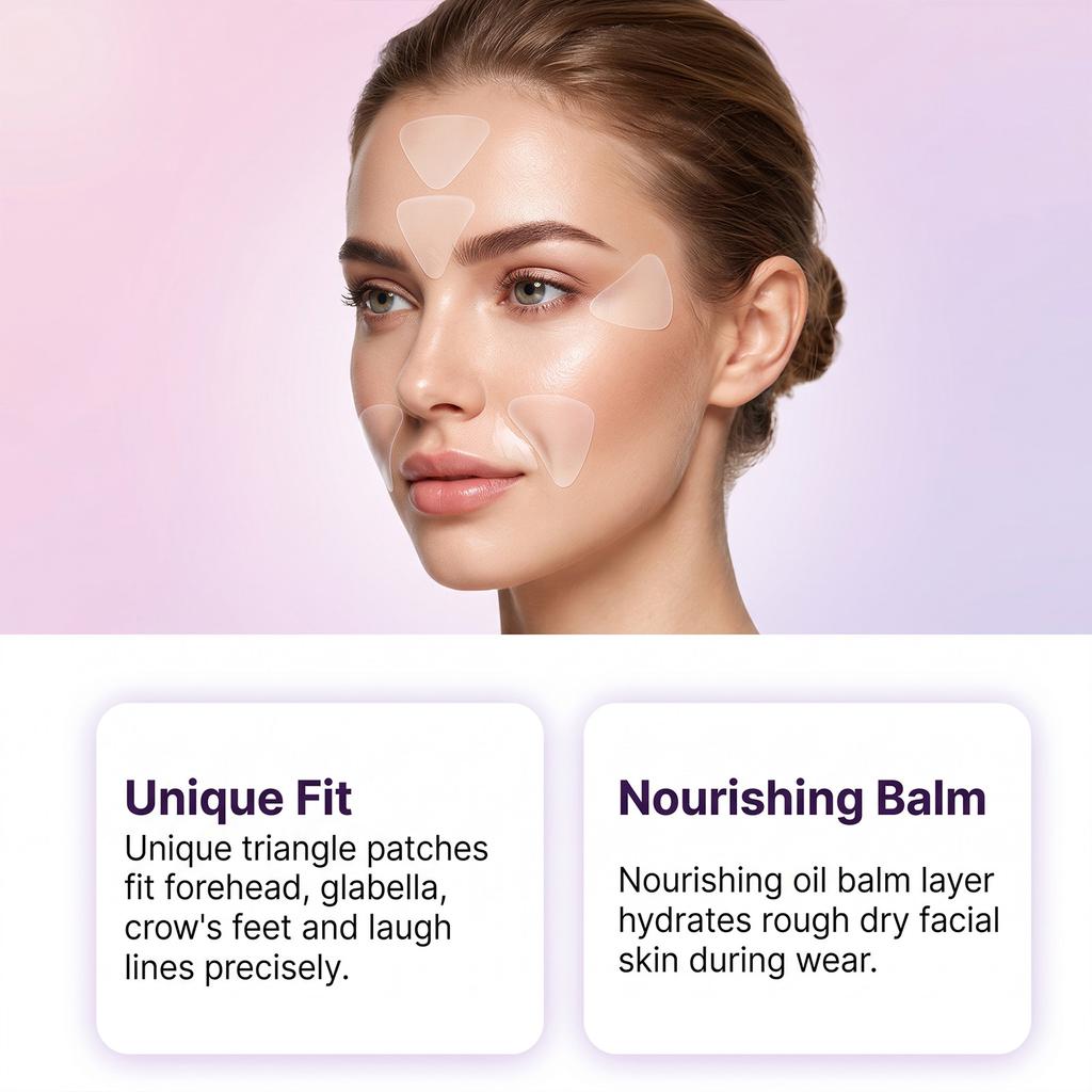 Facial Smoothing Patches – Face Stickers for Daily Routines