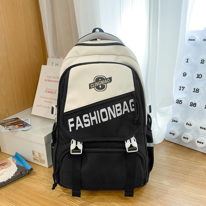 Школьный рюкзак для ученика средней школы Женский рюкзак большой вместимости зелёный — фото 8