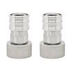 2Pcs Cleaning Machine Connector Stainless Steel 1/4 Female Garden Hose Fittings 3/4 Adapter Quick-connect Pressure Washer Parts