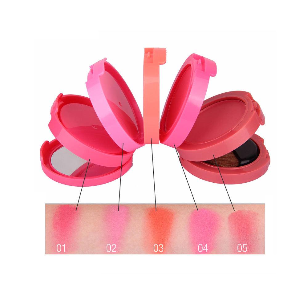 5 color blusher