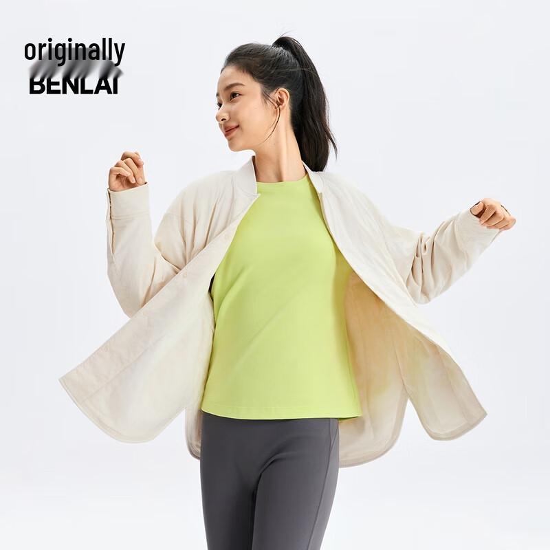 BENLAI Women's Lightweight Padded Baseball Collar Shirt