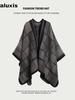 Card Salt Lake Tourism Oversized Fringe Shawl Women's Ethnic Style Thick Blanket