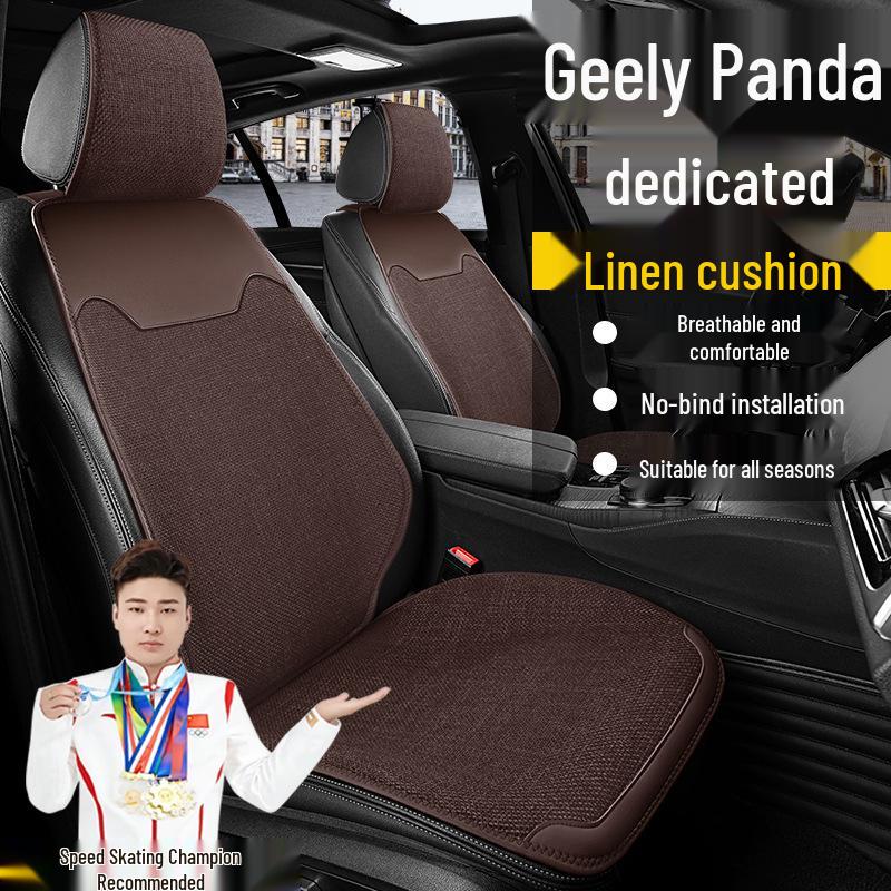 Geely Panda Karting Longteng Edition Mini Breathable All-Season Linen Seat Cushion