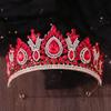 DIEZI Baroque Luxury Queen Princess Crystal Tiara For Women Girls Wedding Party Elegant Trendy Rhinestone Crown Hair Jewelry