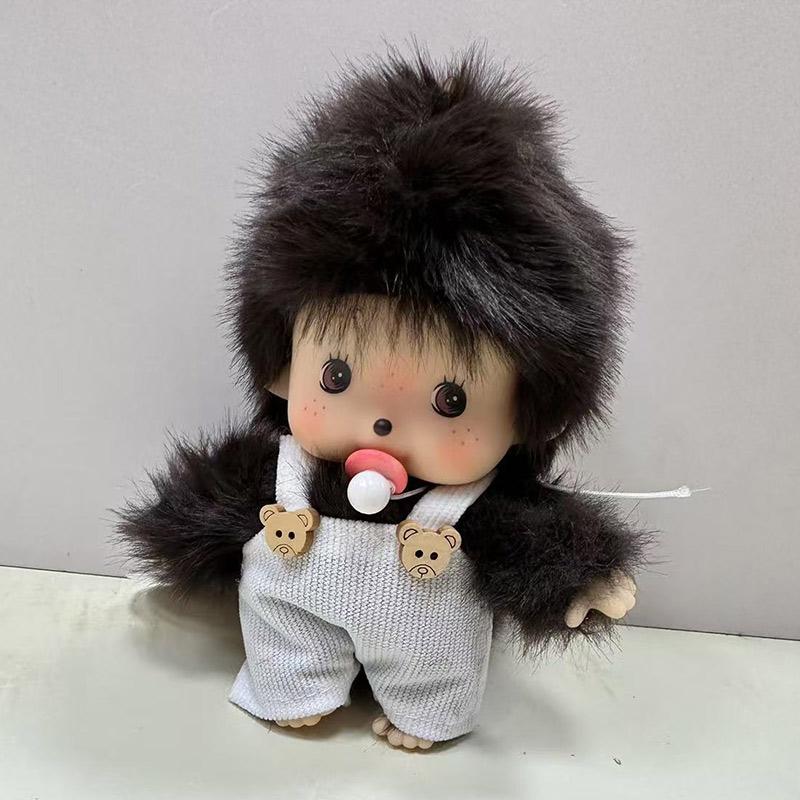 Children's DIY Monkey Cute 15cm Kawaii Plush Doll Soft Super School Bag Pendant Keychain Stuffed Animal Movie Doll Birthday Gift