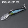 Große Minnow-Köder zum Angeln - Grüne Makrelen-/Thunfischköder, 16CM, 14CM, 12CM