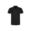 Asics Logo Soft Casual Sports Polo Shirt Men Tops Black 2031E616-001