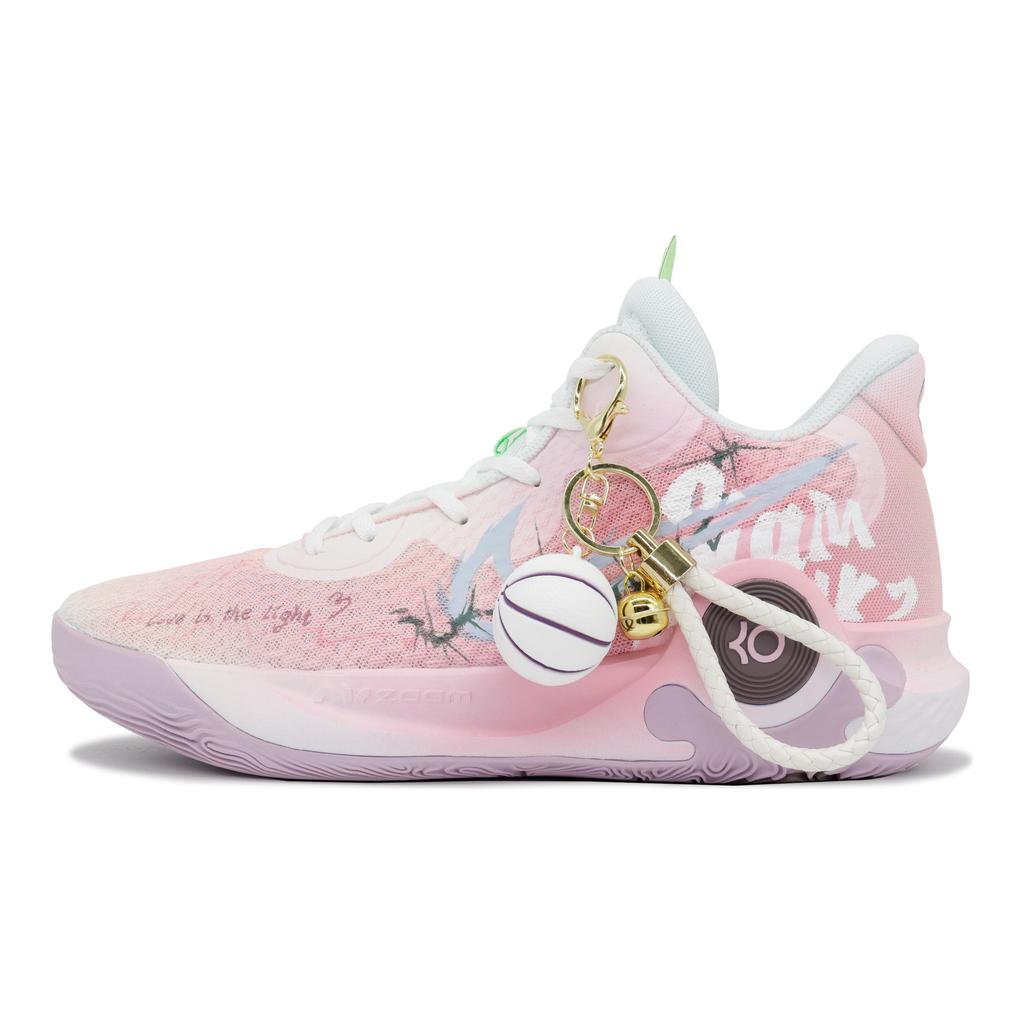 Nike KD Trey 5 IX 9th Inning Manufacturing, Peach Wild Cushioning Slip Resistant Abrasion Resistant Mid top DJ6922-100(Team201-BOX)