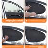 New Electrostatic Sun Visor for Car Side Window 4-Layer Sun Shade Curtains Anti-Glare UV-Blocker Auto Internal Blocker 99.9% UV
