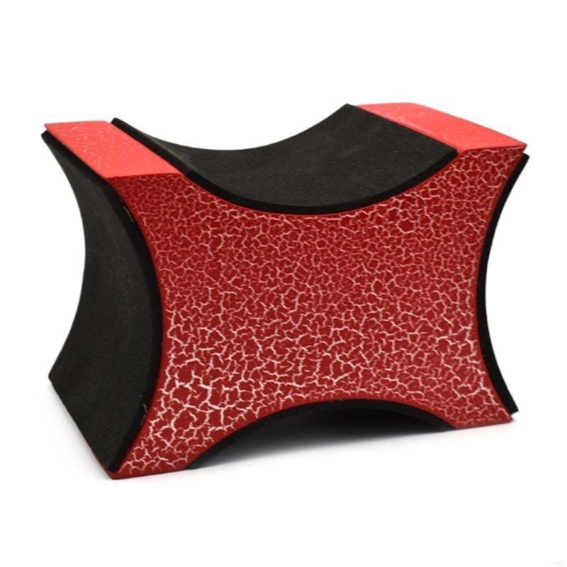 

Adjustable Guitar Neck Rest Holder Crack Resistant Portable Maintenance Tool Live Performances Guitar Rest Wood Texture червоний