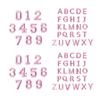 652F 72 Embroidered Letter Number Patches Washable Sewing On Decal for Backpacks Hat Designs