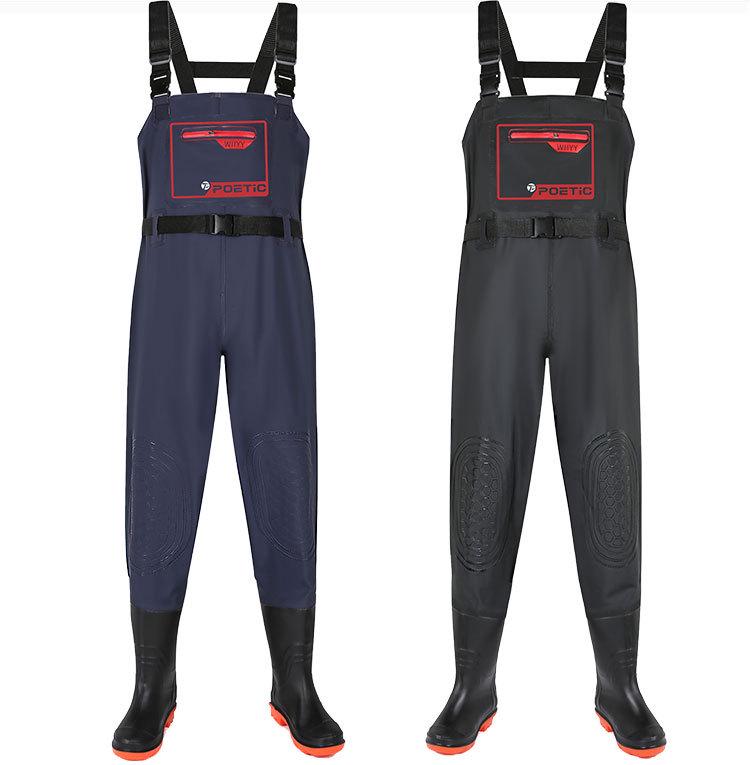 Aquaculture Work Overalls: Durable One-Piece Bib Waders for Labor Protection