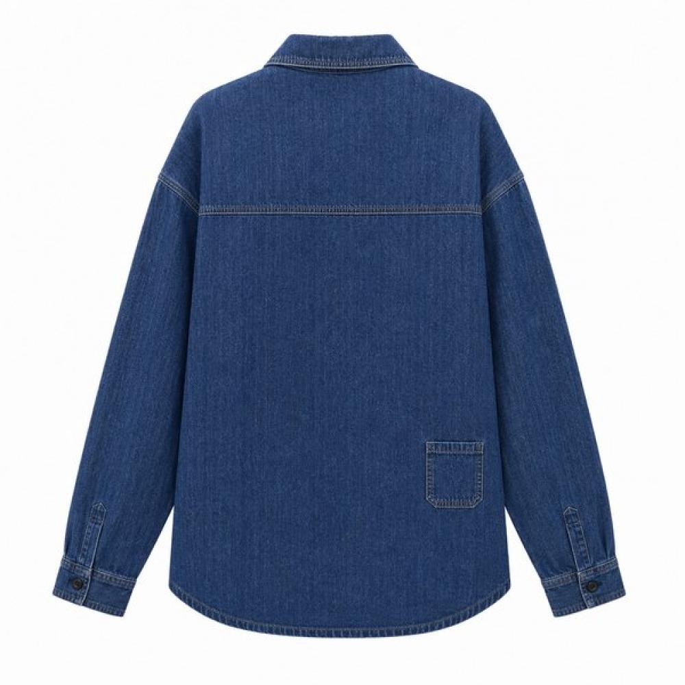 Ggpx New York Stitch Denim Pocket Shirt Gq8sh050f