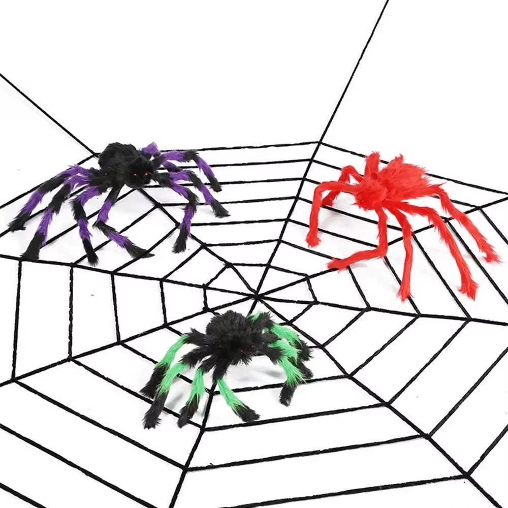 150cm/250cm Huge Spider Web Black/White Halloween Decoration Horror Scene Decoration Halloween Ornament Haunted House