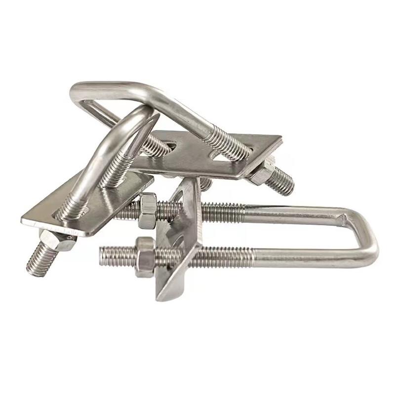 TeGongBang 304 Stainless Steel Square U-Bolt Clamp