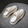 Scarpe Dad estive nuove per studentesse con plateau scarpe sportive borsa casual da donna tela mezza ciabatta