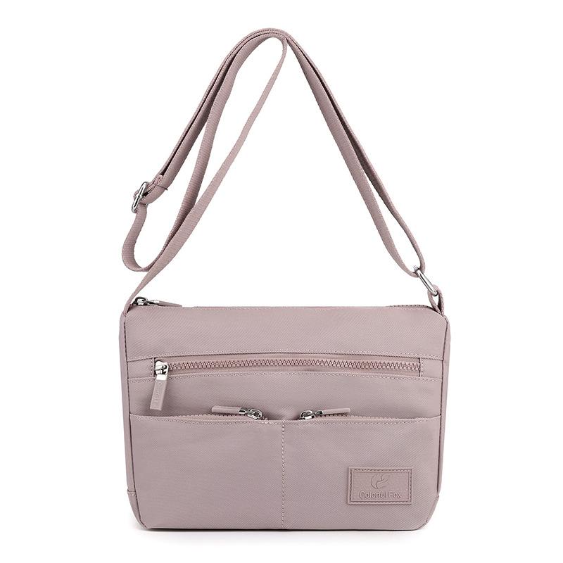 Crossbody bag women's new fashion trend shoulder bag casual versatile waterproof backpack large capacity multi-layer bag