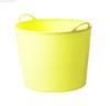 Flexible Laundry Basket 12L Capacity Soft Plastic Storage Tub with Handles for Household Organization and Storage Solutions