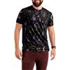Halloween All Over Print T Shirt, Cute Pumpkin Graphic Tee for Women Men