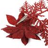 Handcraft Pine Leaves Christmas Flowers Hanging Xmas Decorative Flowers  Party Supplies