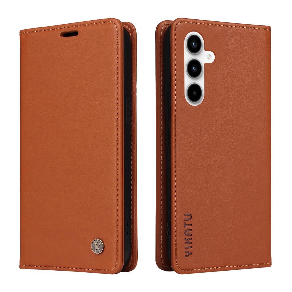 YIKATU YK-001 For Samsung Galaxy A35 5G Case Magnetic Auto Closing Leather Phone Guard Cover