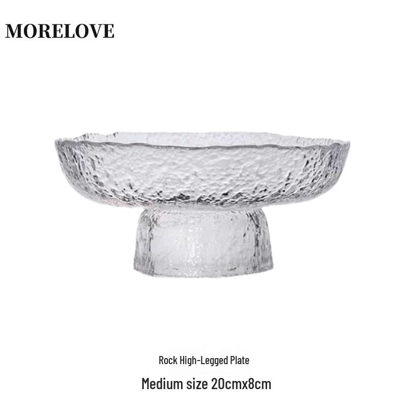 Glass Fruit Plate & Cake Stand