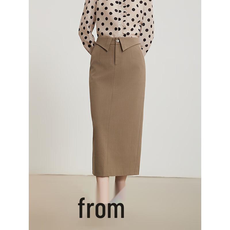 Gejin Elegant Commuter Midi Skirt XL