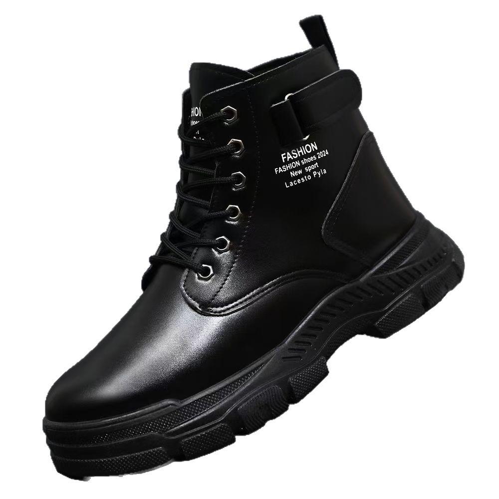 New high-top Martin boots single cotton leather windproof urban cool