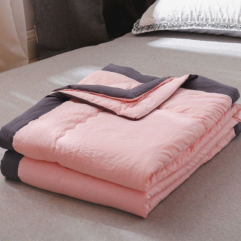 Washed Cotton Summer Quilt Skin Friendly Cool Quilt Air Conditioned Quilt Four Seasons Cool Summer Quil Spring And Autumn Quilt Machine Washable