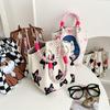 Large Capacity Women's Handbag | Ring Buckle Drawstring Casual Carry Bag Foldable Bucket Bag