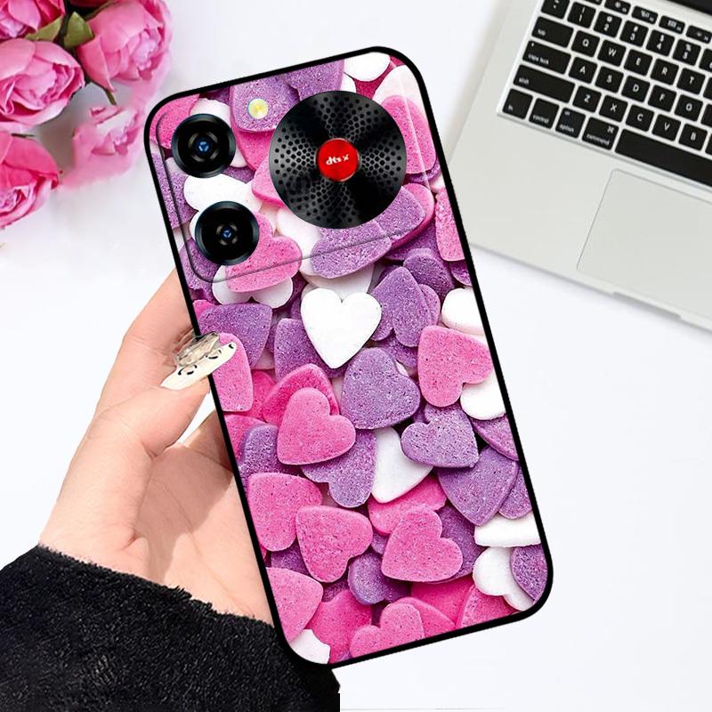 Etui Do Telefonu Nubia Music 2 Pokrowiec Music2 4G Miękki Silikon TPU Coque Shell Dla ZTE nubia Music Zderzak Fundas Etui Malowane Kolorowo