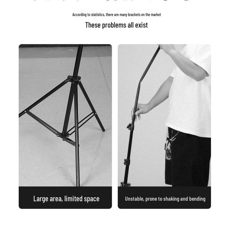 Adjustable Crossbar & Upright Photography Backdrop Stand