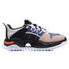 Li Ning Abrasion Resistant Thermal Low top Running Shoes Unisex Blue Apricot Black AGLR011-3
