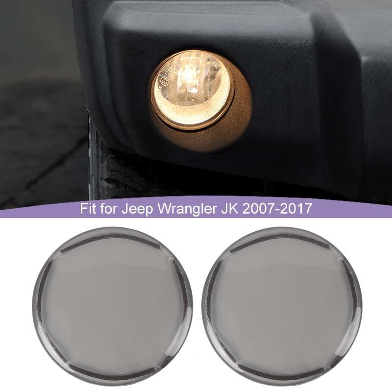 Copertura Decorativa Fendinebbia Anteriore Finitura Protezione Fendinebbia Adatta per Jeep Wrangler JK /Jeep Compass 2008-2010 /Jeep Patriot 2011-2016