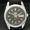 JAPAN VINTAGE REFURBISHED SEIKO 5 AUTOMATIC MENS BLACK DIAL WATCH a440596-4 Sk-a440596