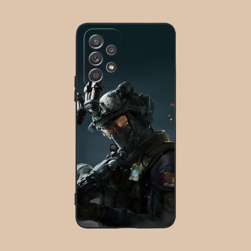 Game Delta Force Matte TPU Mobile Phone Case for Samsung Galaxy M55 54 42 35 34 33 32 23 22 15 14 13 12 F55 5G Colorful Cover