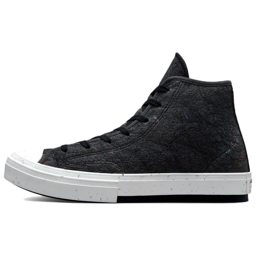 Converse Renew Chuck Taylor All Star 1970s Redux Scrap High-Top Canvas Shoes Unisex Sneakers Black A03269C