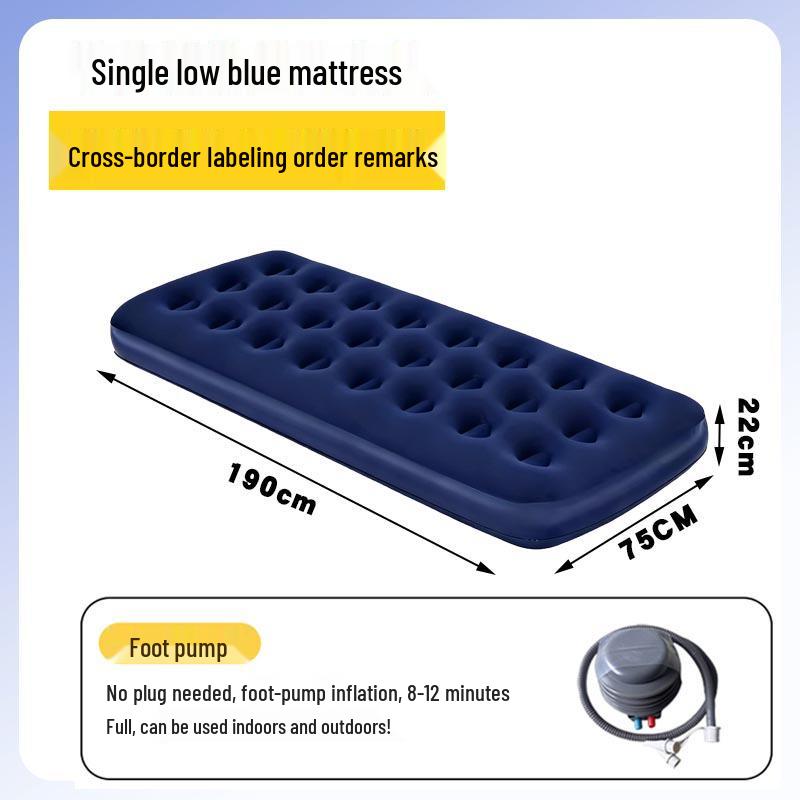 

Надувной матрас двойного размера для дома и улицы