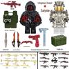 Delta Warden Weilong Red Wolf Building Block Figure Model Toy