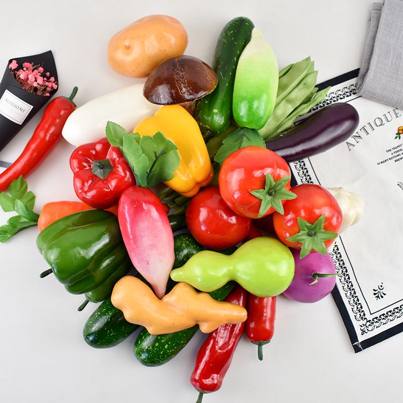 Model Foam Fake Vegetable and Fruit Display Props - Children's Toy Decoration