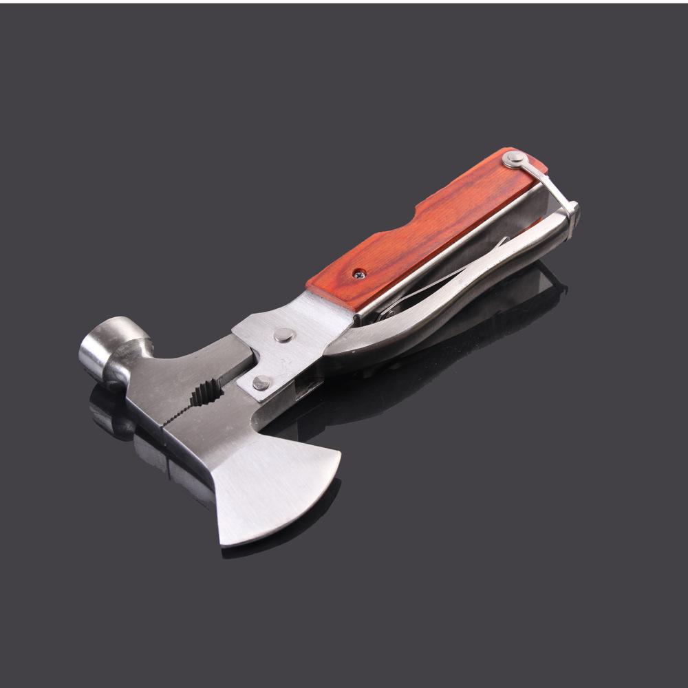 

1Pc Multipurpose Safety Hammer Vehicle Emergency Tool Multifunctional Lifesaving Hammer with Window Breaker and Seatbelt Cutter. Beige