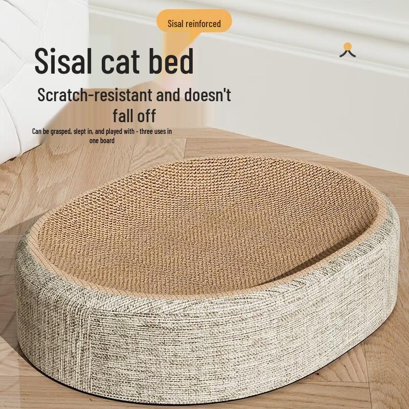 YUNXIAOSHI Wear-Resistant Sisal Cat Scratcher & Bed
