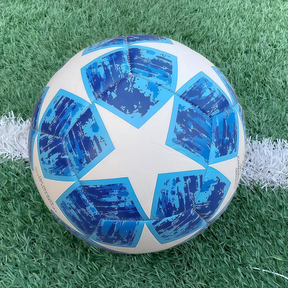 Size 5 Champion League Premier Football: Durable Training/Match Ball for Middle School Students.