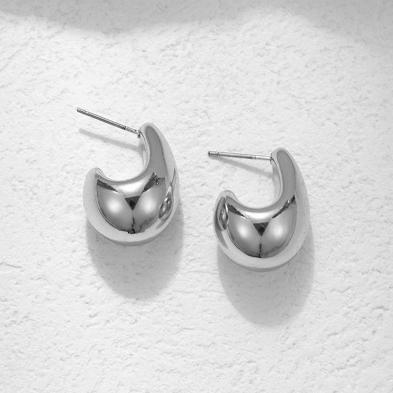 

Женские массивные металлические серьги-капли, модные простые массивные серьги-капли, женские модные украшения, аксессуары для вечеринок в стиле бохо