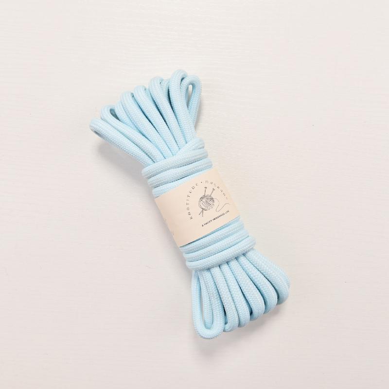 8mm Polyester Core Rope 5m Colorful Braided Cord for Pet Leash Making Rope Crochet Bag Strap Handmade Craft Clothing Accessories