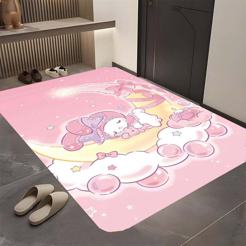 

3D Printed (My Melody) Cartoon Rug, Suitable for Bedrooms, Living Rooms, Sofas, Doormats, Large-size Children s Play Mat, Q-02 60x90cm