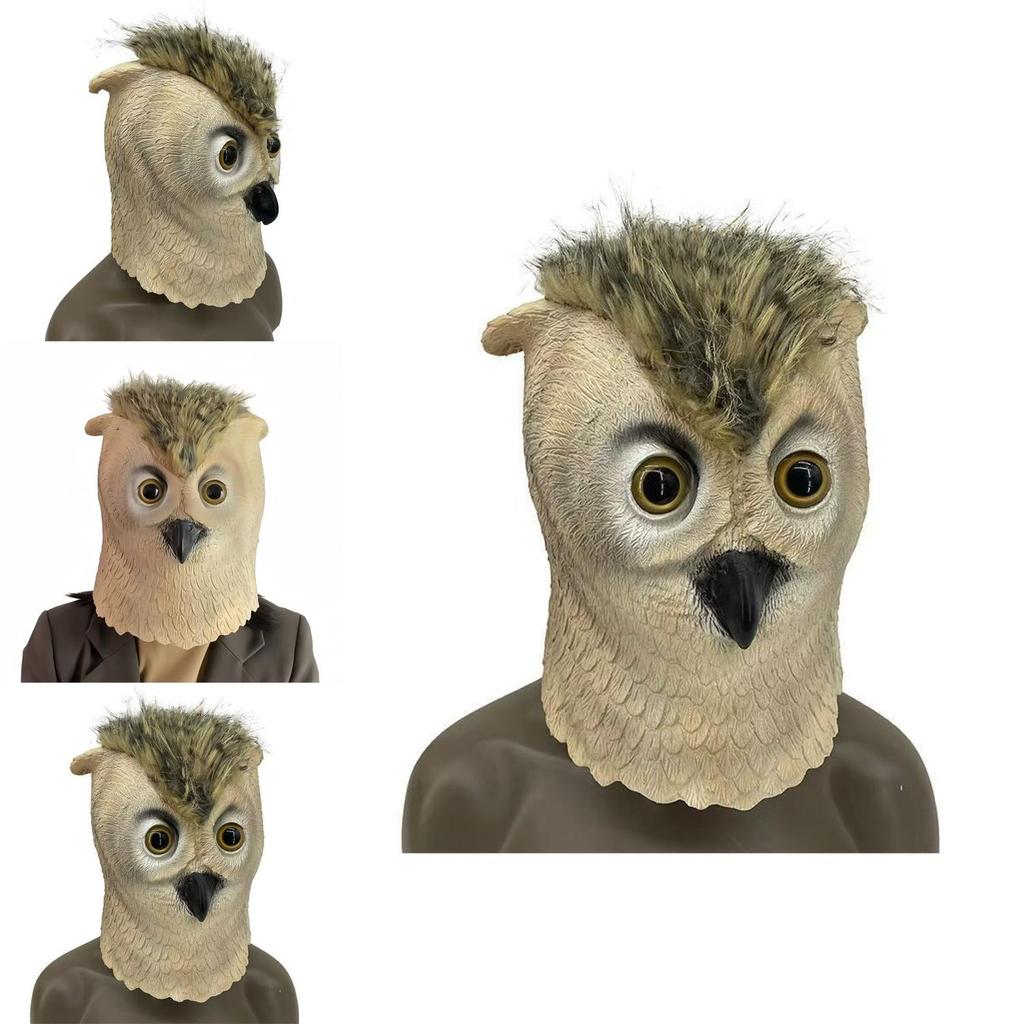 Owl Latex Mask Animal Face Mask For Halloween Costume Parties And Holiday Celebrations